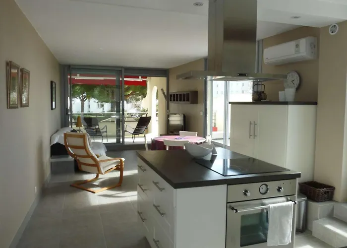 3 Pieces Avec Grande Terrasse, Piscine Et Parking, A 100m De La - Fr-1-328-272 Appartement La Grande-Motte
